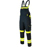 Salopeta de iarna Classic-vis negru galben