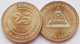 1603 Nicaragua 25 centavos 2002 km 99 UNC, America Centrala si de Sud