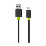 Cumpara ieftin Cablu Date Micro Usb Goui Flat G-MICROFALTK 1.5m Negru