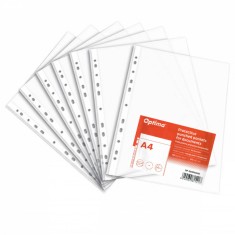 File protecție pentru documente A4 Optima - transparent, 40 microni, 100