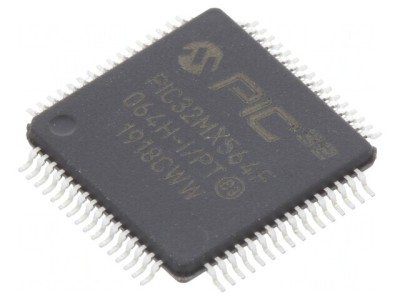 Microcontroler PIC32 64kB 2,3-3,6V SMD TQFP64 foto