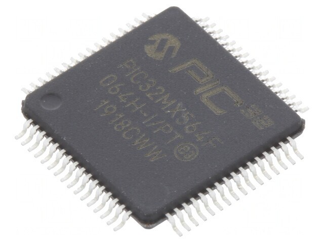 Microcontroler PIC32 64kB 2,3-3,6V SMD TQFP64