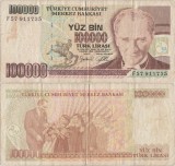 1995, 1.000.000 Turkish Lira (P-209a) - Turcia