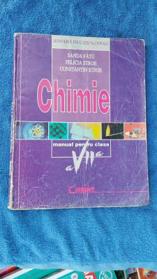 CHIMIE CLASA A VII A SANDA FATU , FELICIA STROE EDITURA CORINT foto