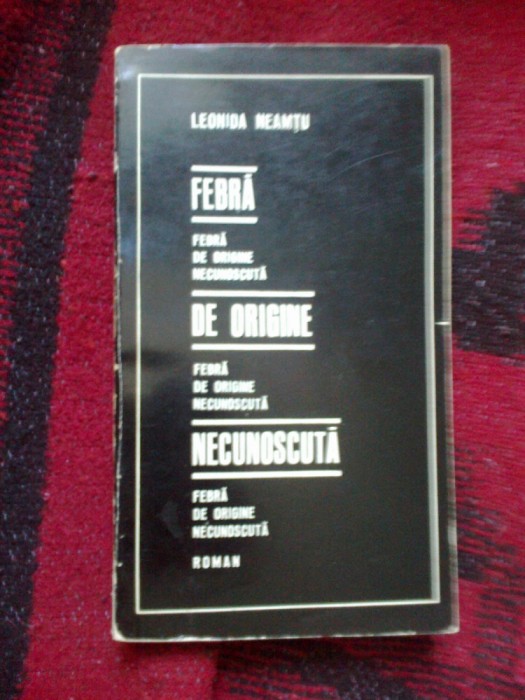 e0d Febra de origine necunoscuta - Leonida Neamtu
