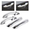 Ornament Manere Usa Inox Skoda Superb 2, Set 4 Bucati, Banda Dublu Adeziva