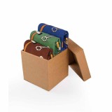 Cutie cu 3 perechi de șosete din bumbac Fini cu instrumente - Colorate 35-38