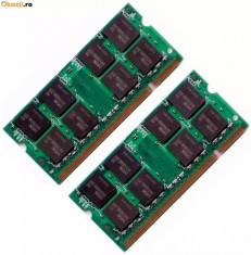 Kit 4Gb 2x 2Gb DDR2 laptop PC2-6400S 800MHz 12luni garantie foto