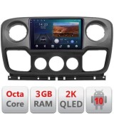 Navigatie Opel Movano, Renault Master 2010-2021 Android Ecran 2K QLED octa core 3+32 carplay android auto KIT-movano+EDT-E310V3-2K v2 CarStore Technol