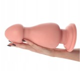 Dildo Anal El Penon cu Ventuza, PVC, Natural, 25.5 cm
