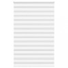 Jaluzea tip zebra alb lățime țesătură 140,9 cm poliester