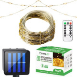 Cumpara ieftin Ghirlanda solara 200x LED 21m cald 3000K + telecomanda