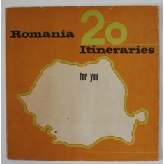 ROMANIA , 20 ITINERARIES FOR YOU , ANII &#039; 70