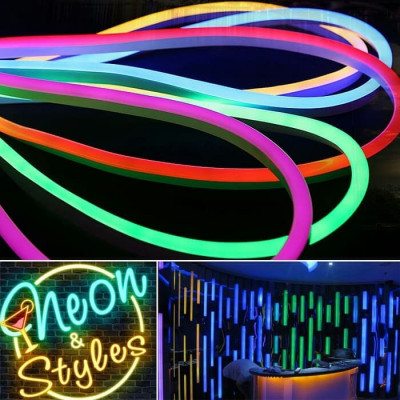 Banda LED Neon Flex 5 metri, 24V. COD: JSUNSPT-NEON-2835-1-24V foto