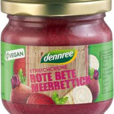 Pate Bio Vegetal cu Sfecla Rosie si Hrean Dennree 180gr