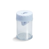 Ascutitoare creioane dubla plastic cu container Rapesco Double Barell