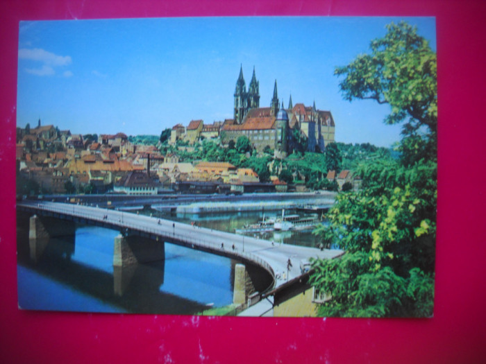 HOPCT 68269 MEISSEN CASTELUL ALBRECHT CATEDRALA -PODUL -GERMANIA-NECIRCULATA