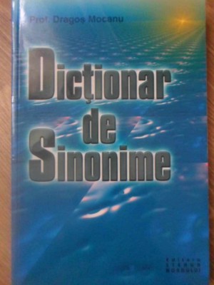 DICTIONAR DE SINONIME-DRAGOS MOCANU-221026 foto
