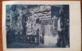 Carte postala, Castelul Peles, sala de arme, perioada interbelica