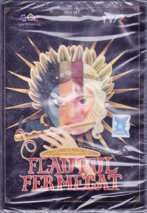 DVD: Opera Comica pentru Copii prezinta Flautul fermecat ( SIGILAT - vezi descriere )