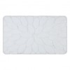Covor baie SUPREME STONES, pietre, anti-alunecare, moale - alb, 50x80 cm