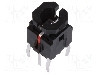 Microintrerupator 6x6mm, OFF-(ON), SPST-NO, DIPTRONICS - ML5-H03K-RQA foto