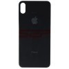 Capac Baterie iPhone XS Max Compatibil, Decupaj Camera Mare, Bulk, Negru