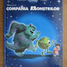 carte vintage copii COLECTIA DISNEY CLASIC,PIXAR,COMPANIA MONSTRILOR,NOUA,T.GRAT