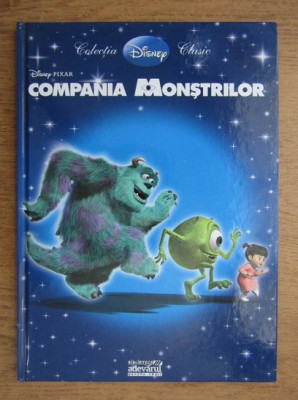 carte vintage copii COLECTIA DISNEY CLASIC,PIXAR,COMPANIA MONSTRILOR,NOUA,T.GRAT foto