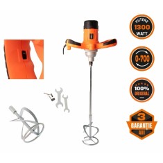 Mixer electric cu variator pentru mortar Wolfson - 1300W foto