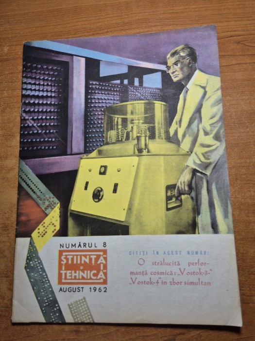 stiinta si tehnica august 1962 - traian vuia