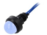 Lampă de control LED albastru 230V &Oslash;13mm IP40