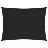 Gossi panza parasolar, negru, 3x4 m, hdpe, 160 g/m2