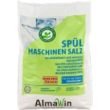 Sare pentru masina de spalat vase AlmaWin, 2kg, Vegana, Eco-certificata, Produs in Germania, Previne Calcarul