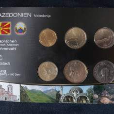 Seria completata monede - Macedonia de Nord 1993-2008, 6 monede
