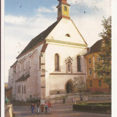 RF1 -Carte Postala- Sibiu, Biserica Ursulinelor, circulata 1997
