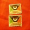 2 Timbre Libia 1966 - Aniversare Regat - Emblema , 60 si 85 mils stampilate