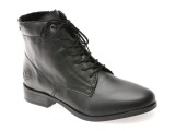 Ghete RIEKER negre, 77030, din piele ecologica
