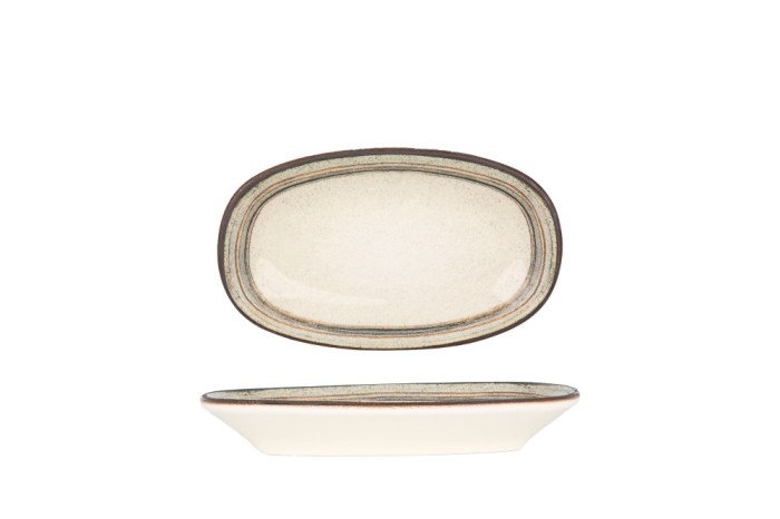Bonna Placa de service - Cortado - Por&Aring;&pound;elan - 19x11 cm - set de 2