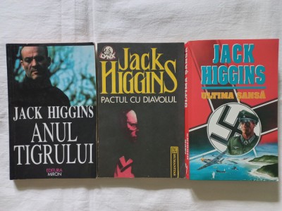 JACK HIGGINS - ANUL TIGRULUI + PACTUL CU DIAVOLUL + ULTIMA SANSA foto