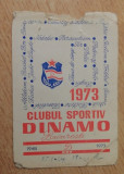 M3 C31 50 - 1973 - Calendare de buzunar - Clubul sportiv Dinamo Bucuresti