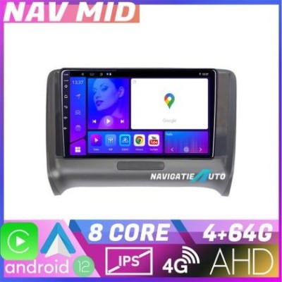 Navigatie Audi TT 2004 2011 Octa Core KIT 078 EDOTEC-LITE Android Ecran 720P Octa Core 4 64 Carplay CarStore Technology foto