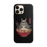 Husa compatibila cu Apple iPhone 12 Mini model Totoro Meal, Silicon, TPU, Viceversa, Transparent, Carcasa
