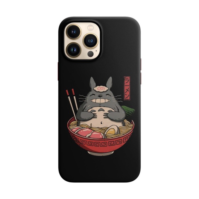Husa compatibila cu Apple iPhone 11 Pro Max model Totoro Meal, Silicon, TPU, Viceversa