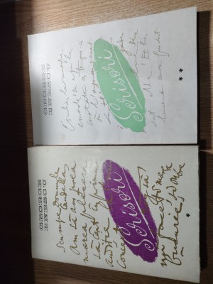 George Enescu - Scrisori - Volumele I + II (Editura Muzicala, 1974; 1981) foto