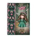 Cumpara ieftin Bloc notes cu spira Santoro Gorjuss Wildflower, A5, dictando