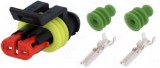 Mufa Auto Superseal 1.5 Mama, 2 Pini, Etanșă IP67, TE Connectivity, 12-24V