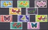 DB1 Fauna Fluturi Congo 1971 10 v. MNH, Nestampilat