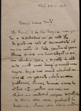 Onisifor Ghibu către G.T.Kirileanu - scrisoare autografă semnată din 1923