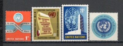 O.N.U.New York.1965 Simboluri ONU SN.322 foto